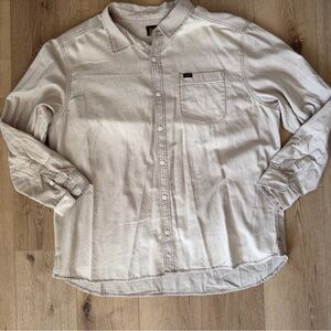 Lee Beige Cotton button Down Shirt XXL